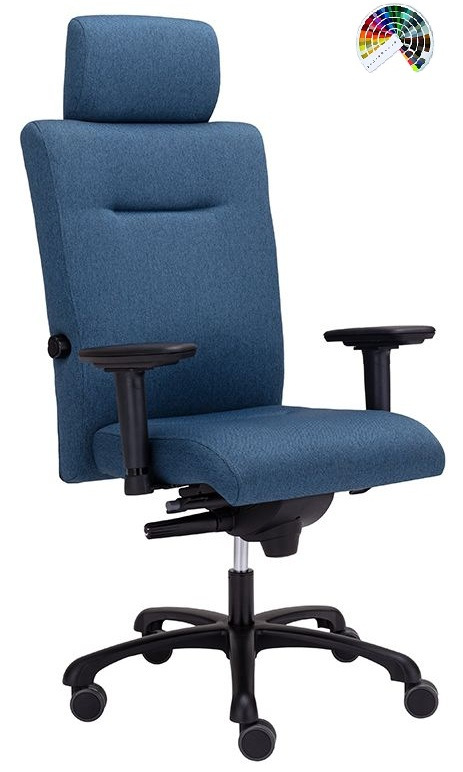 Záťažová kancelárska stolička NONSTOP 24/7 čalúnenie KOŽA 20