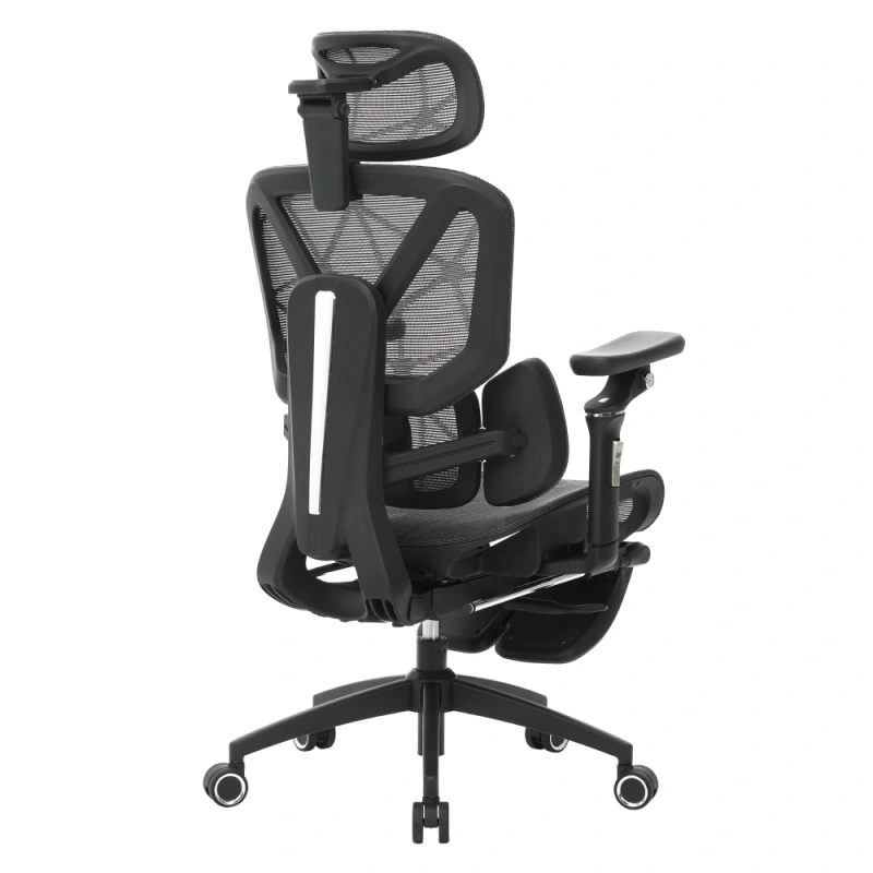 Kancelářské křeslo, tmavě šedá/černá, VILMER 18