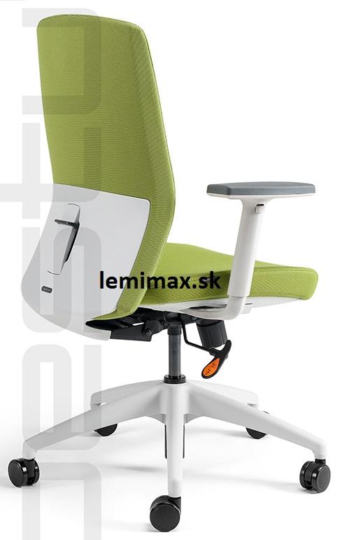 OFFICE PRO bestuhl Kancelářská židle J2 ECO WHITE BP zelená