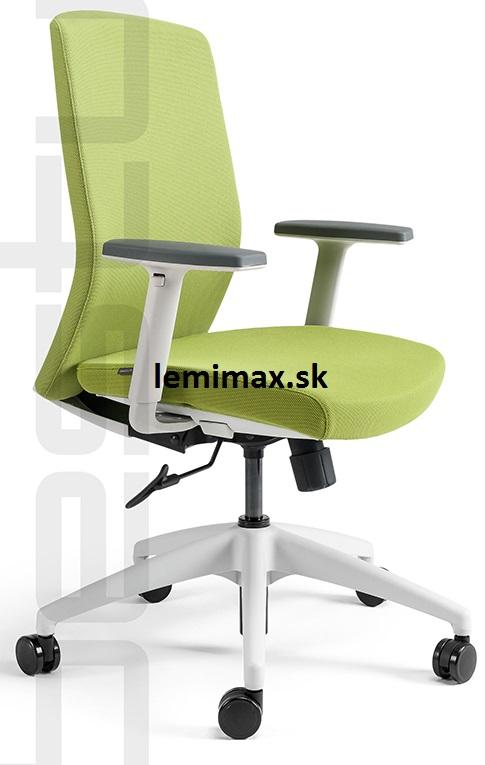 OFFICE PRO bestuhl Kancelářská židle J2 ECO WHITE BP zelená