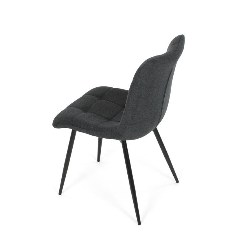 Jídelní židle, šedá, látka, DCL-193 GREY2 17