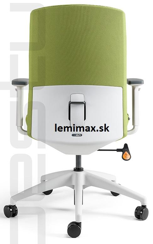 OFFICE PRO bestuhl Kancelářská židle J2 ECO WHITE BP zelená