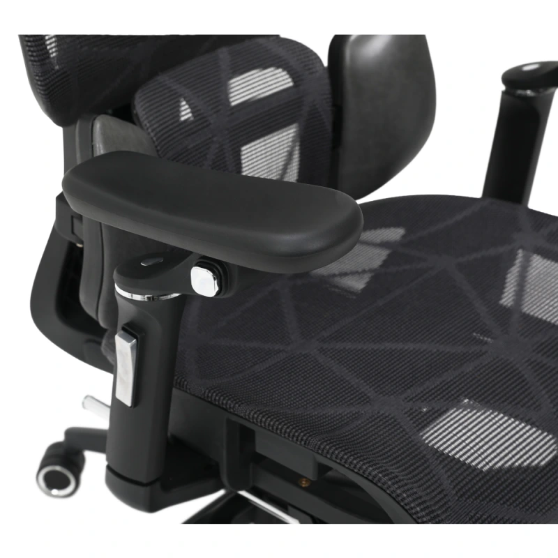 Kancelářské křeslo, tmavě šedá/černá, VILMER 3