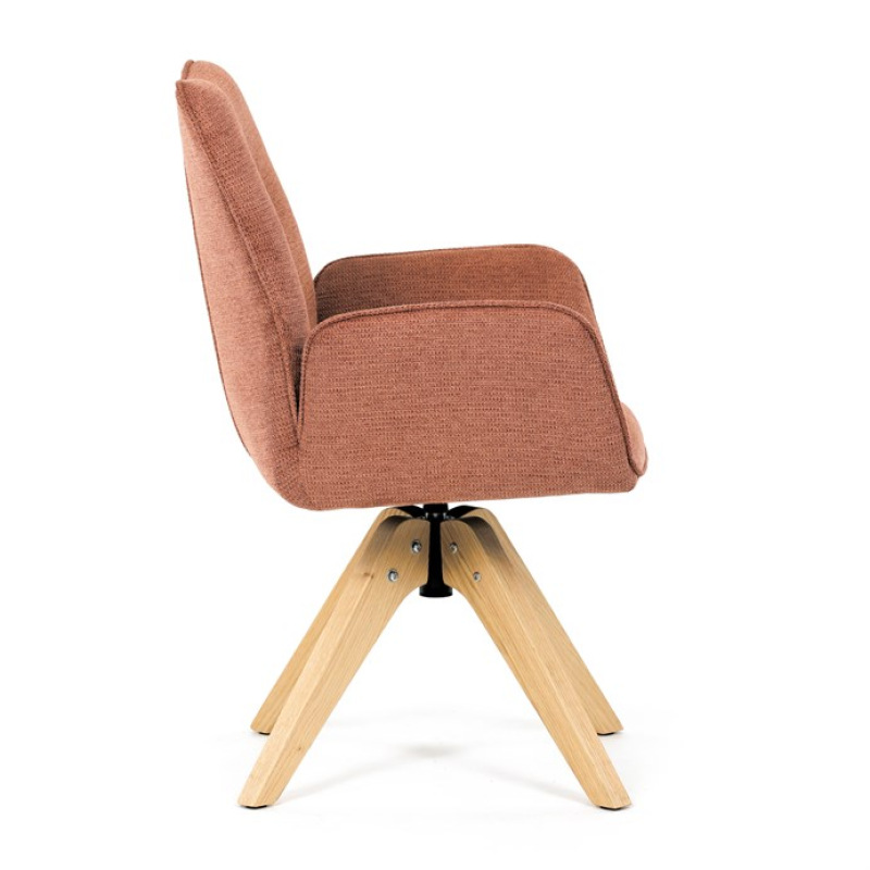 Jídelní židle, oranžová, látka, DCH-C2148 ORA2 10