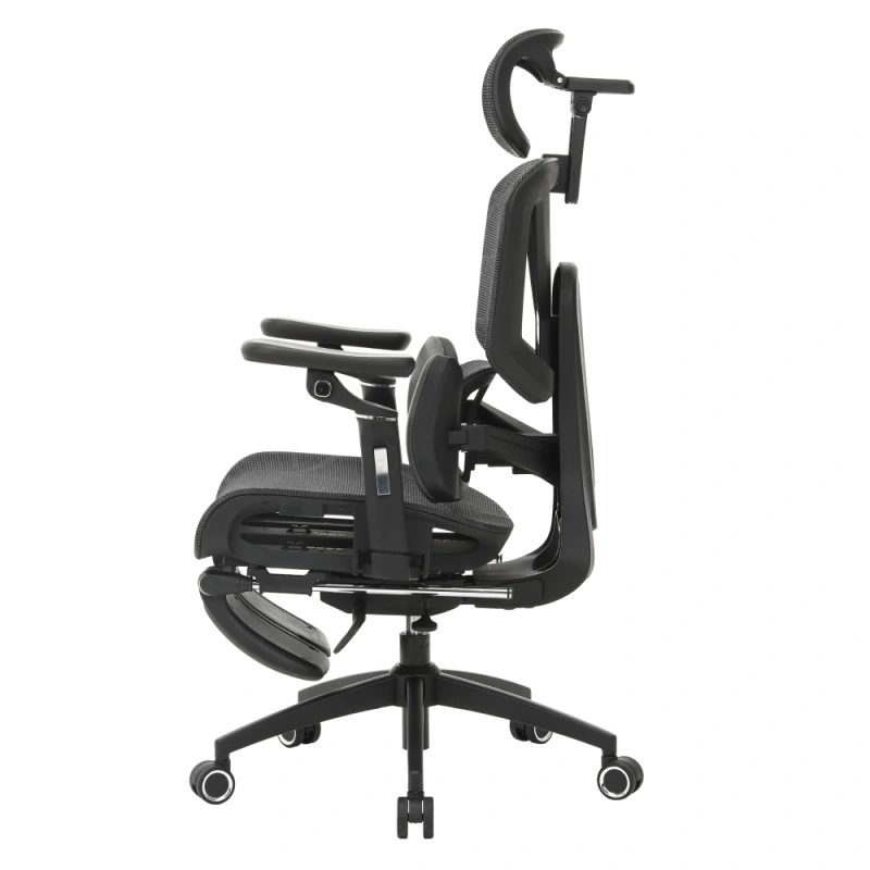 Kancelářské křeslo, tmavě šedá/černá, VILMER 14