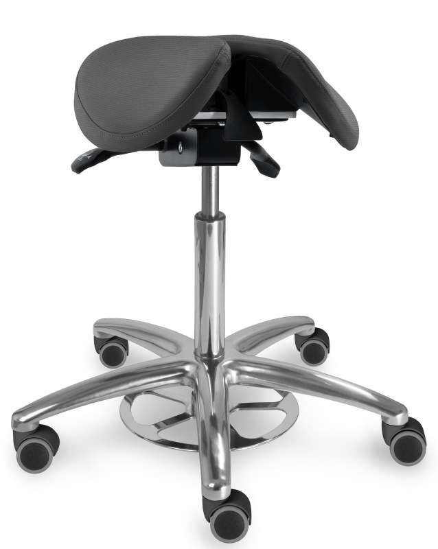 Zdravotnická židle se sedlovým opěradlem 1214 S CLEAN, čalounění ONE, AQUA CLEAN, XTREME 8