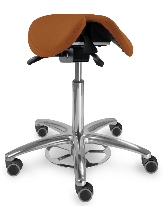 Zdravotnická židle se sedlovým opěradlem 1214 S CLEAN, čalounění ONE, AQUA CLEAN, XTREME 13