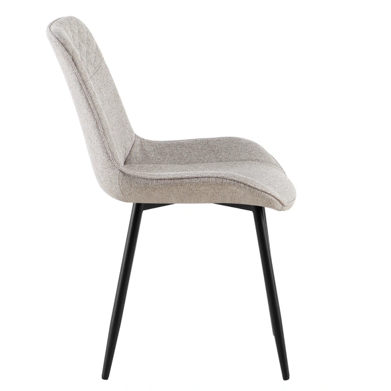 Jedálenská stolička, béžová/čierna, ALIA 3