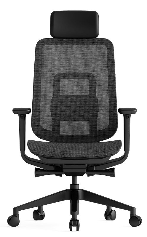 KREDE Kancelárska stolička K42 BLACK FULL MESH čierna celosieť 5