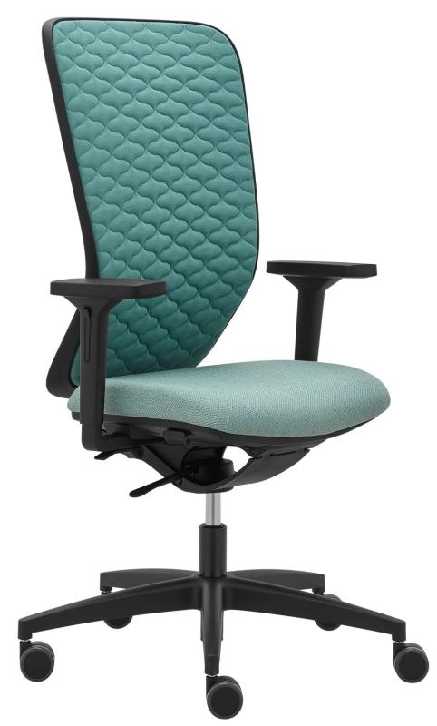 RIM Ergonomická kancelářská židle SPACE SP 1501 čalounění SILVERTEX koženka