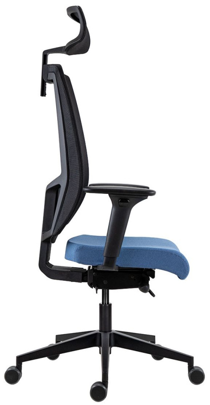 Kancelárska stolička 2900 SYN SL LAPEL BLACK WHITE čalúnenie SKAI koženka 1