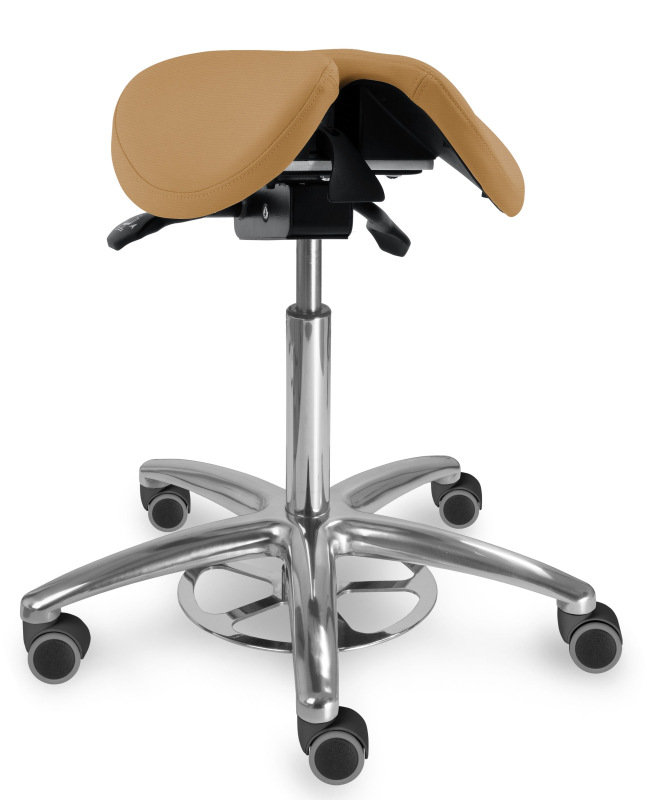 Zdravotnická židle se sedlovým opěradlem 1214 S CLEAN, čalounění ONE, AQUA CLEAN, XTREME 6