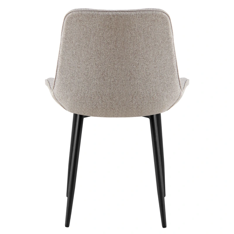 Jedálenská stolička, béžová/čierna, ALIA 4