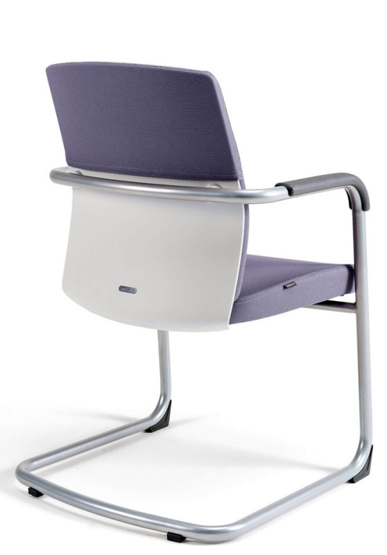 OFFICE PRO bestuhl Konferenčná rokovacia stolička JCON WHITE šedá 2