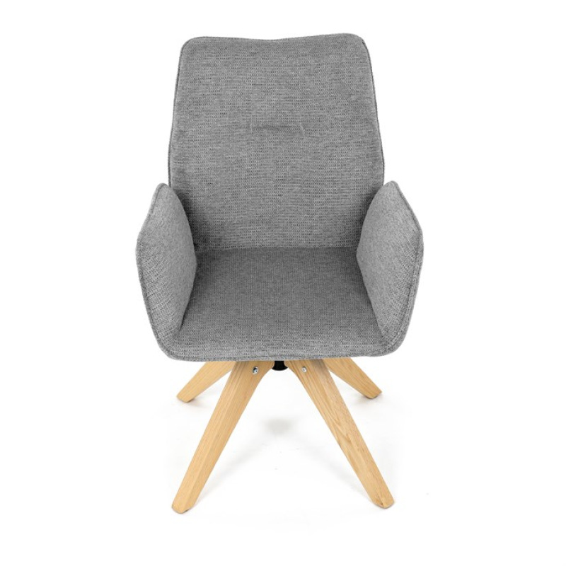 Jídelní židle, šedá, látka, DCH-C2148 SIL2 13