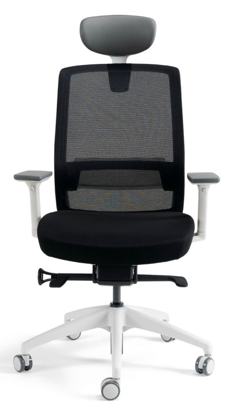 BESTUHL Kancelárska stolička J17 WHITE SP čierna 3