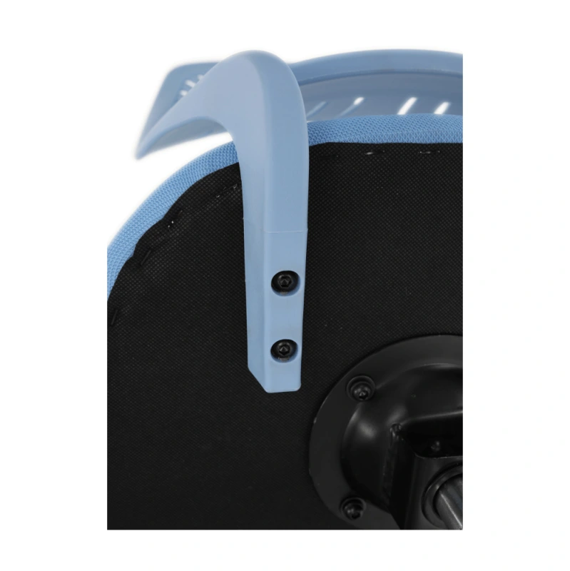 Otočná stolička, modrá/chróm, SELVA 14