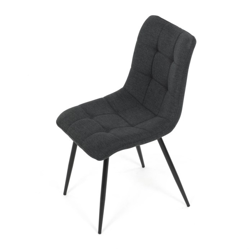 Jídelní židle, šedá, látka, DCL-193 GREY2 15