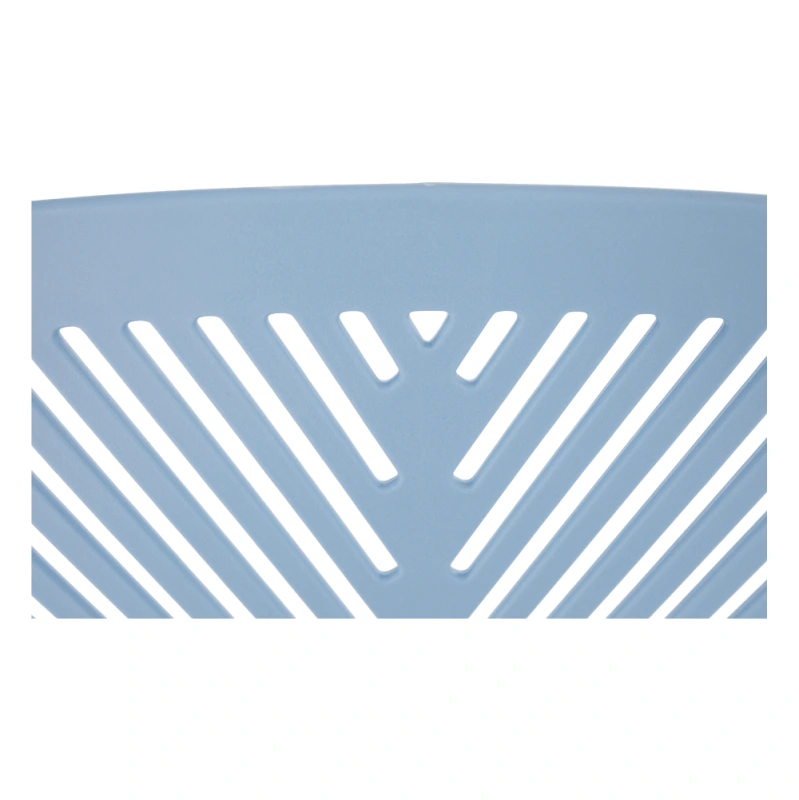 Otočná stolička, modrá/chróm, SELVA 7