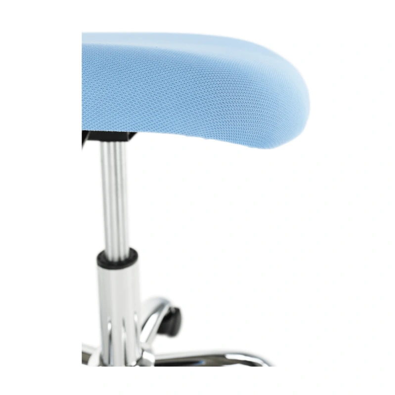 Otočná stolička, modrá/chróm, SELVA 10