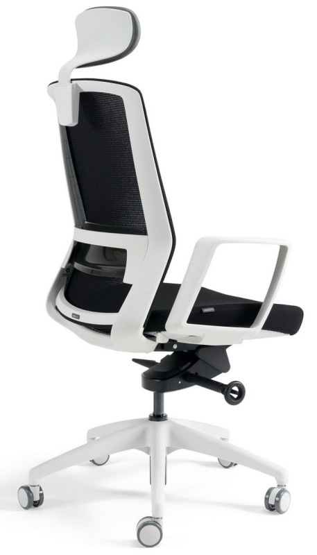 BESTUHL Kancelárska stolička J17 WHITE SP čierna 18