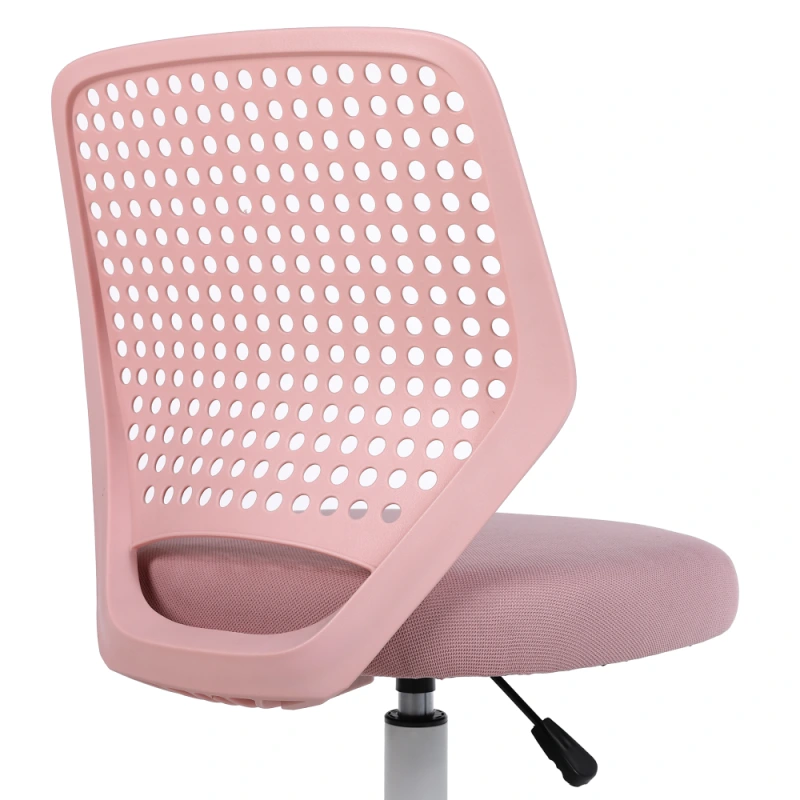 Otočná stolička, ružová/biela, SATOZ 5