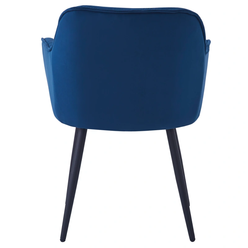 Designové křeslo, modrá Velvet látka, FEDRIS NEW 3