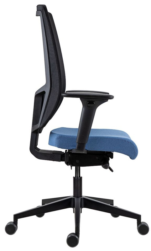 Kancelárska stolička 2900 SYN SL LAPEL BLACK WHITE čalúnenie BLOOM MEDITAP koženka 1