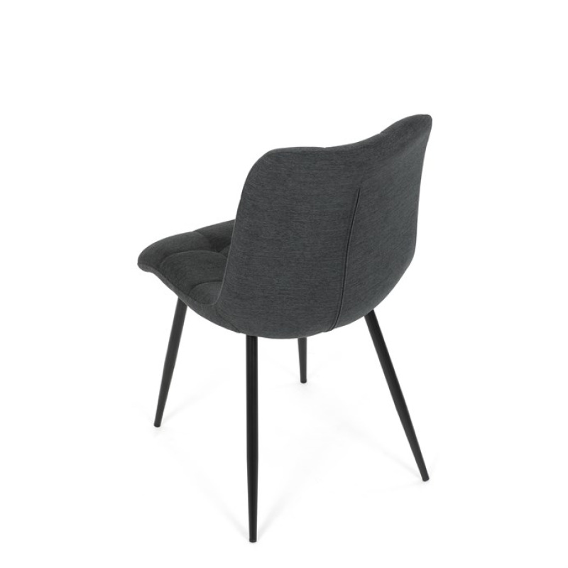 Jídelní židle, šedá, látka, DCL-193 GREY2 18