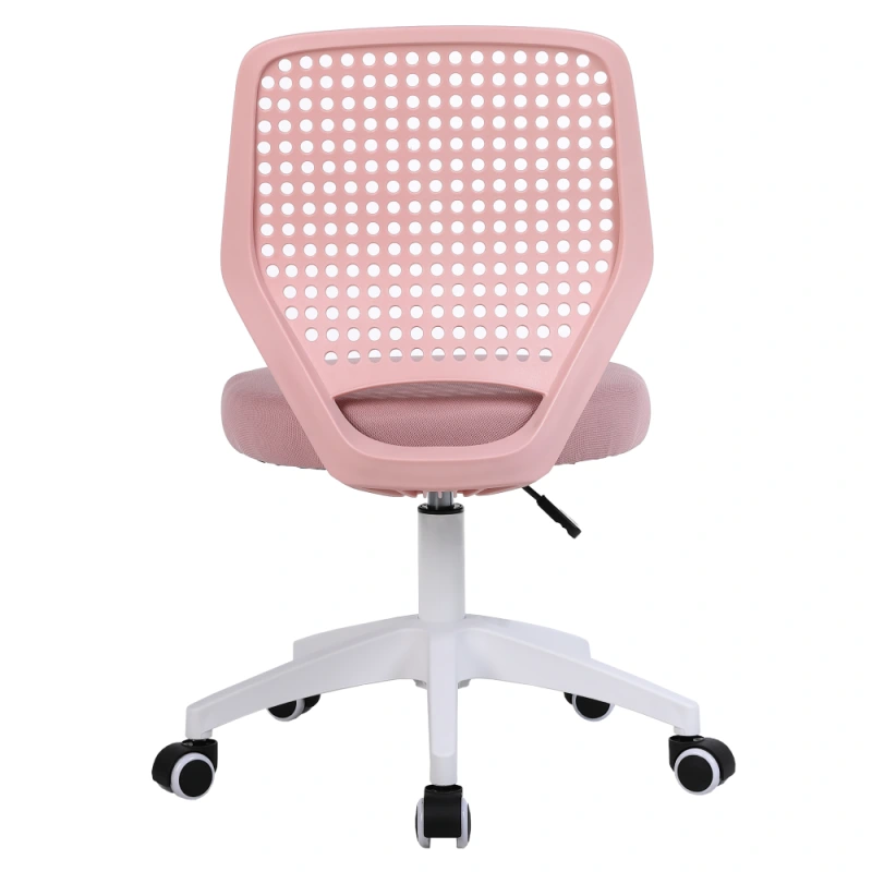 Otočná stolička, ružová/biela, SATOZ 4