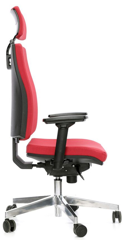 Kancelárska stolička JOB čalúnenie KOŽENKA Silvertex, Valencia 6