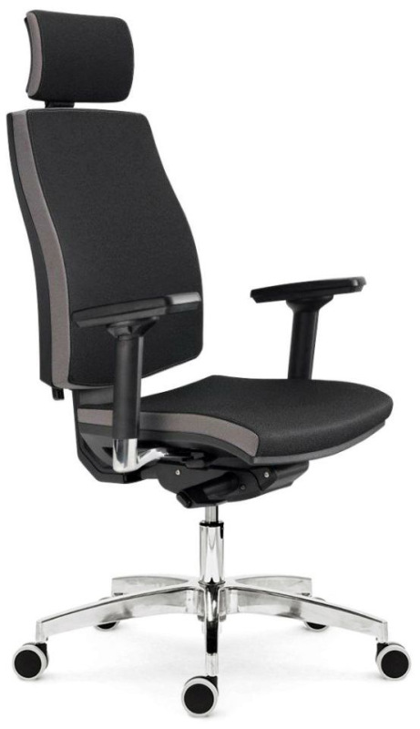 Kancelárska stolička JOB čalúnenie KOŽENKA Silvertex, Valencia 20