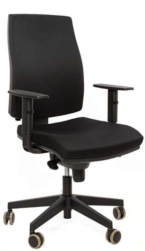 Kancelárska stolička JOB čalúnenie KOŽENKA Silvertex, Valencia 12