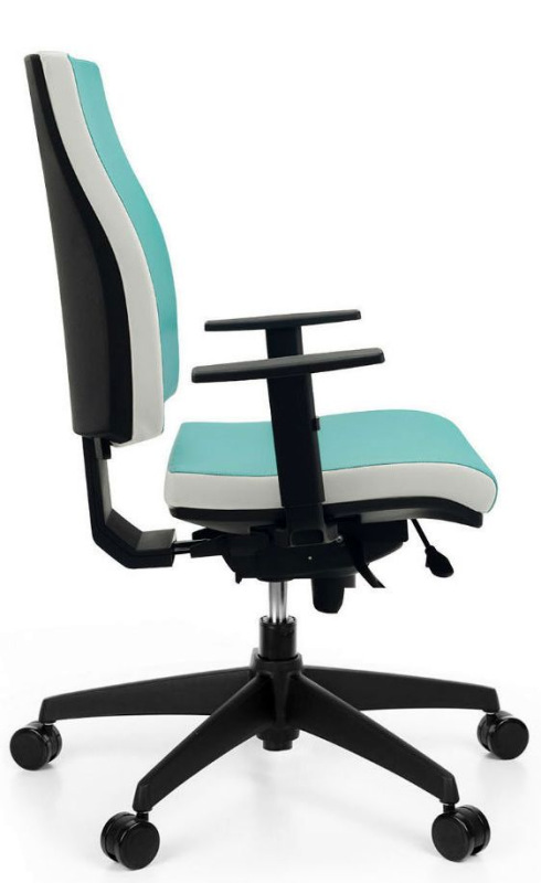 Kancelárska stolička JOB čalúnenie KOŽENKA Silvertex, Valencia 19