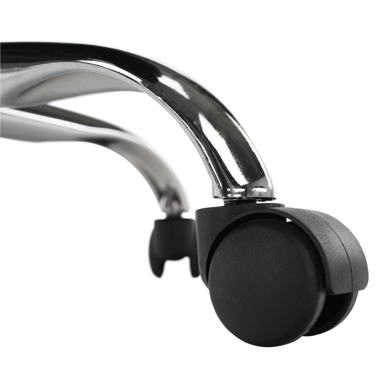 Kancelárska stolička, hnedá/chróm, EDIZ 7