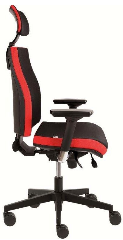 Kancelárska stolička JOB čalúnenie KOŽENKA Silvertex, Valencia 10