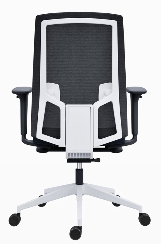 Kancelárska stolička 2900 SYN SL LAPEL BLACK WHITE čalúnenie BLOOM MEDITAP koženka 20