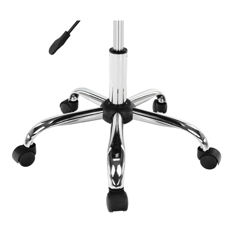 Kancelárska stolička, hnedá/chróm, EDIZ 6