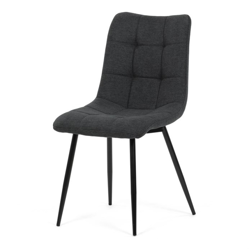Jídelní židle, šedá, látka, DCL-193 GREY2 2