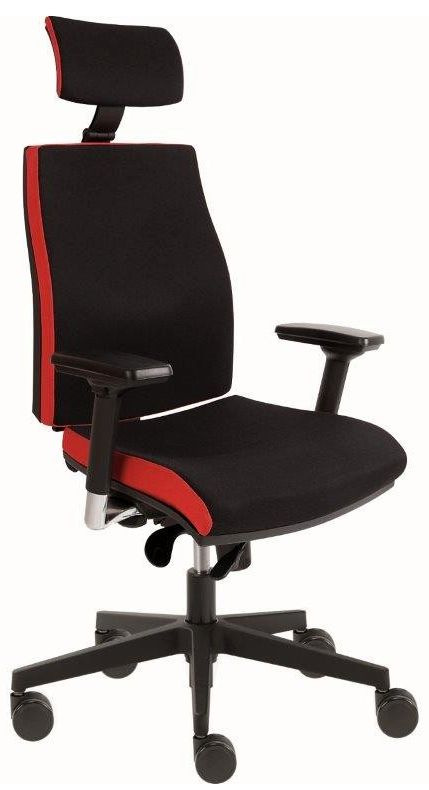 Kancelárska stolička JOB čalúnenie KOŽENKA Silvertex, Valencia 9