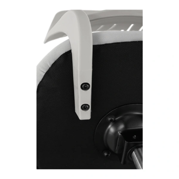 Otočná stolička, sivá/chróm, SELVA 2