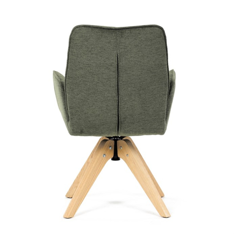 Jídelní židle, zelená, látka, DCH-C2148 GRN2 7