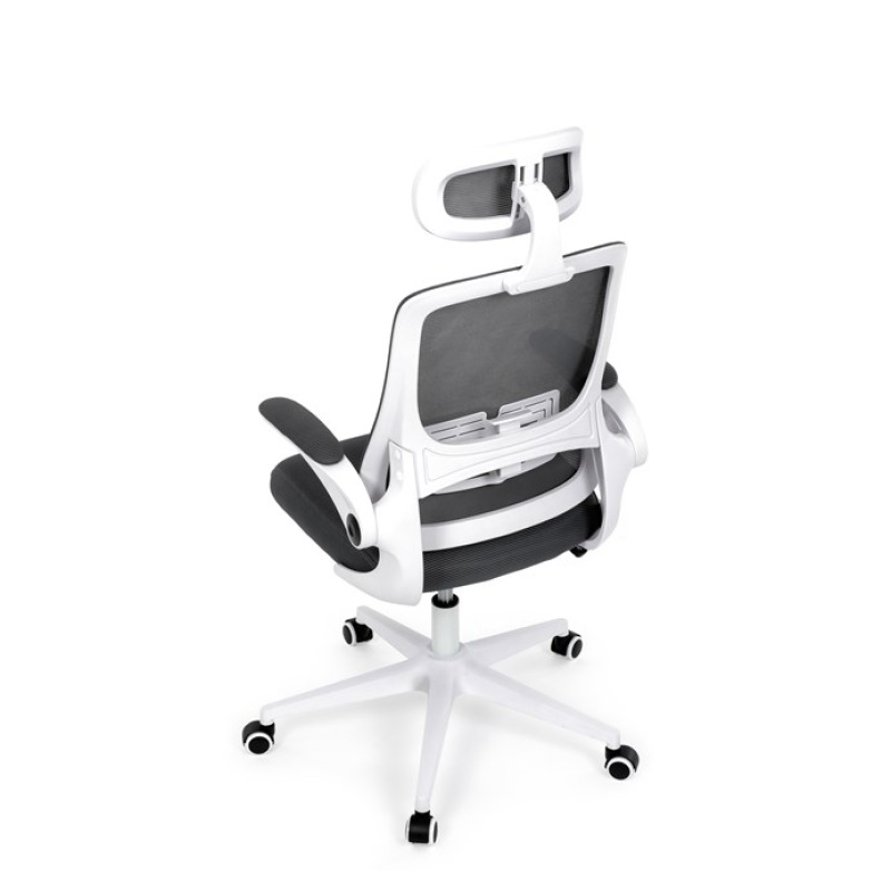 Kancelářská židle, houpací mechanismus, šedá síťovina, KA-Q843 GREY 18