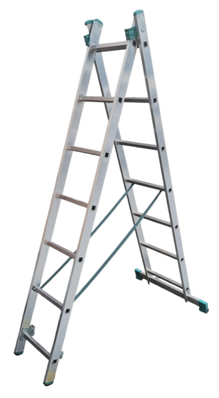 ALVE Rebrík hliníkový dvojdielny univerzálny 7507 PROFI EUROSTYL