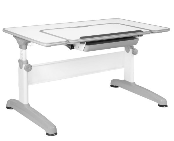 MAYER Set Rastúci stôl UNIQ 32U1 dekor biely + stolička MyChamp 2