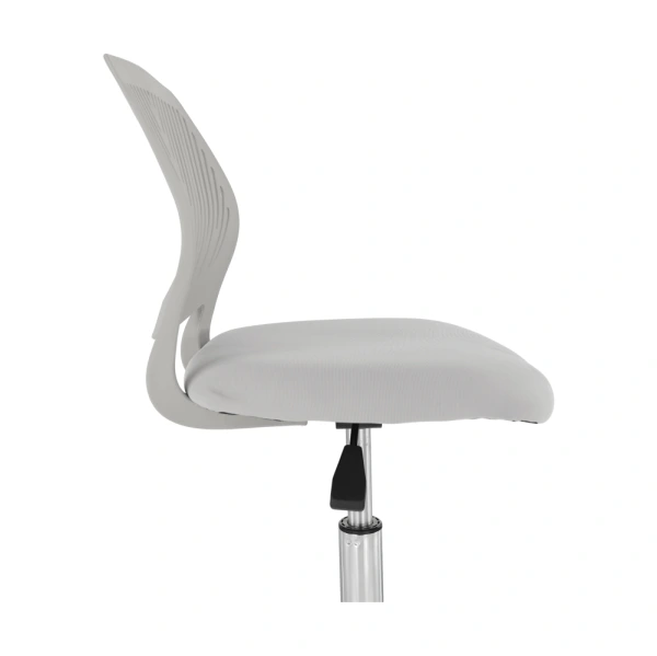 Otočná stolička, sivá/chróm, SELVA 11