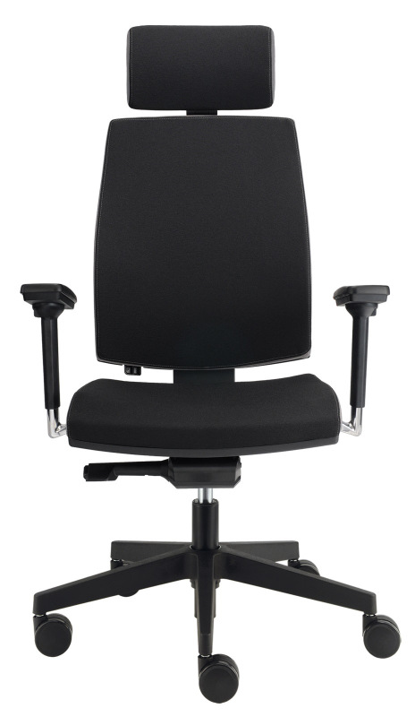 Kancelárska stolička JOB čalúnenie KOŽENKA Silvertex, Valencia 11