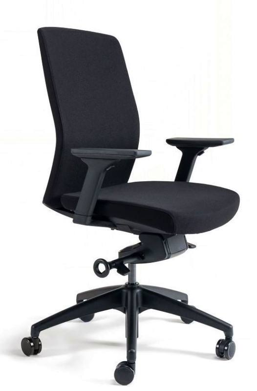 Kancelárska stolička J2 BLACK čierna 6