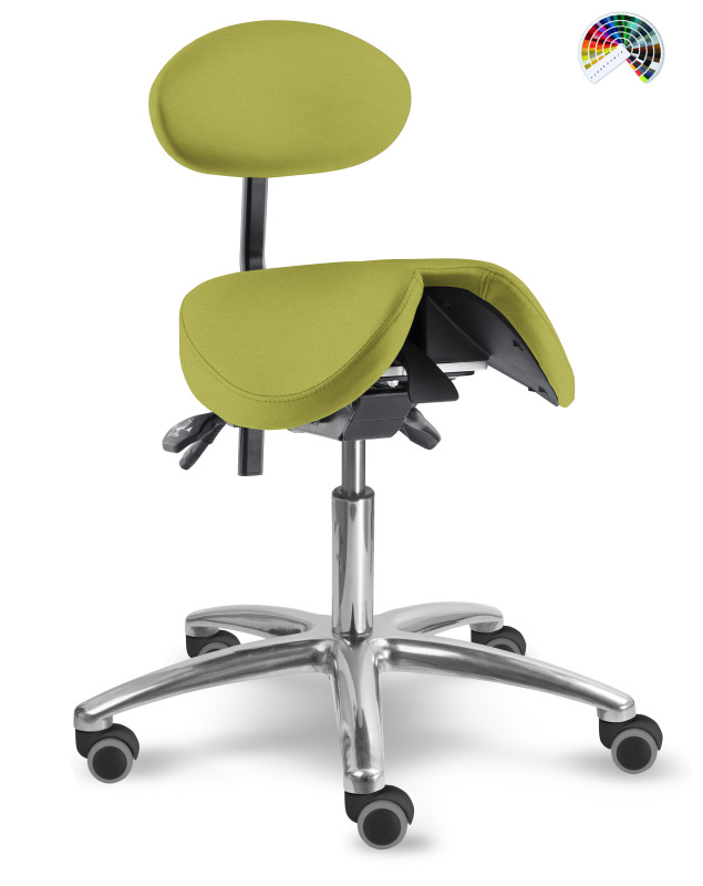 Zdravotnická židle se sedlovým opěradlem 1215 S DENT, čalounění ONE, AQUA CLEAN, XTREME 11