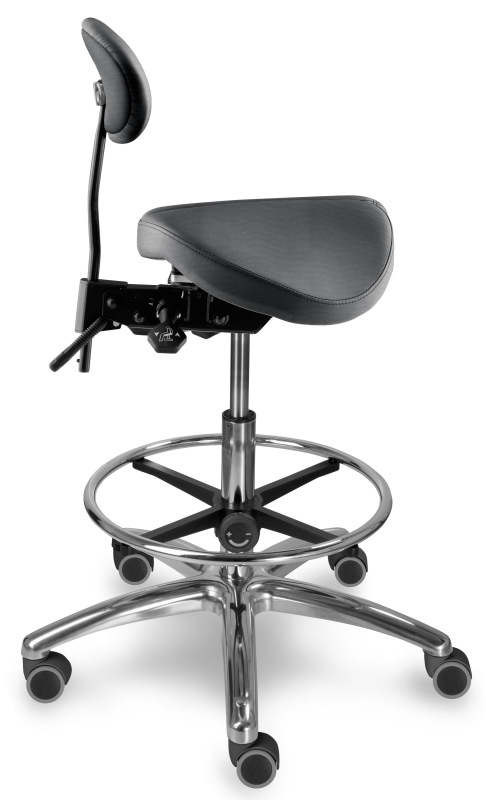 Zdravotnická židle se sedlovým opěradlem 1215 S DENT, čalounění ONE, AQUA CLEAN, XTREME 6